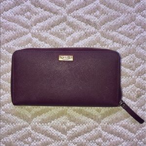 Burgundy Kate Spade Wallet